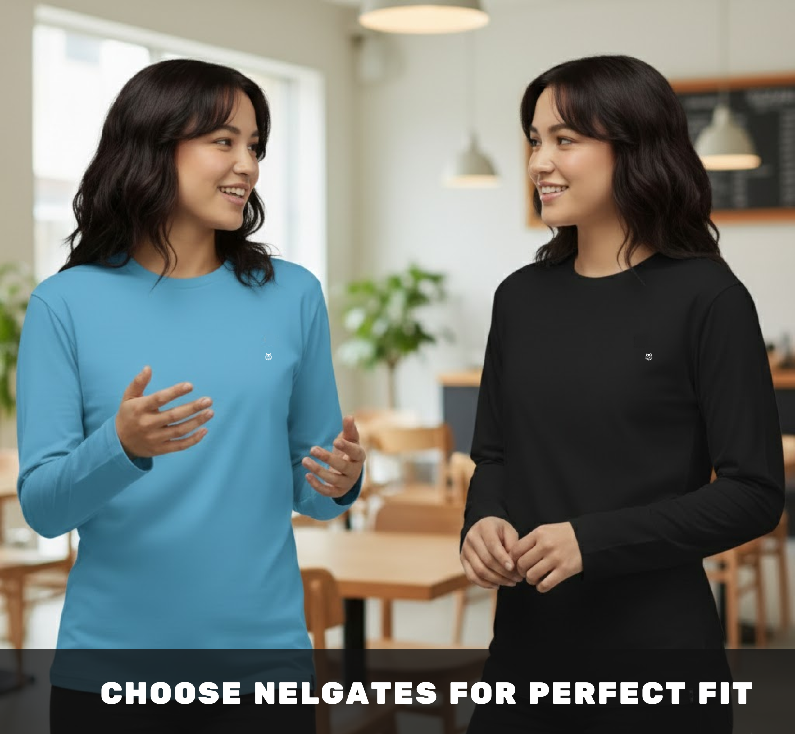 Women’s Solid Round Neck Full Sleeve T-Shirt - Image 5