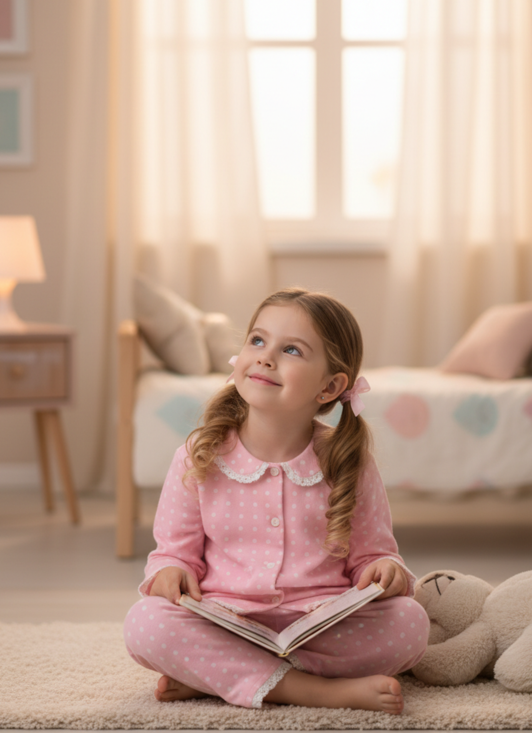 Girls’ Nightwear Set – Soft Cotton Full Sleeve Sleepwear for Kids - Image 2